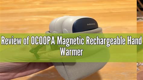 Review Of Ocoopa Magnetic Rechargeable Hand Warmers Ut Pro Youtube