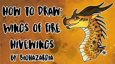 How To Draw Hivewing Wings Of Fire Featuring Cricket Youtube