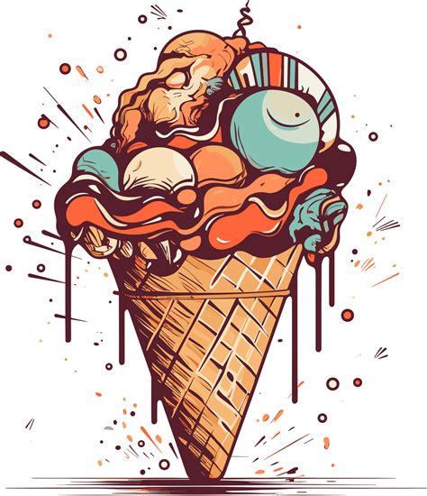 Delicious Ice Cream Ai Generative 27239821 Png