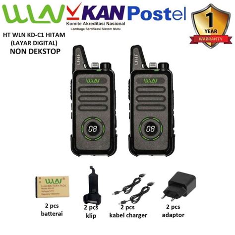 Promo Walkie Talkie Wln Ht Two Way Radio Kd C Dengan Layar Digital