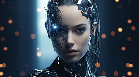 Premium Photo Artificial Intelligence Cyborg Or Robot