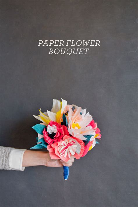 Paper Flower Bouquet Diy