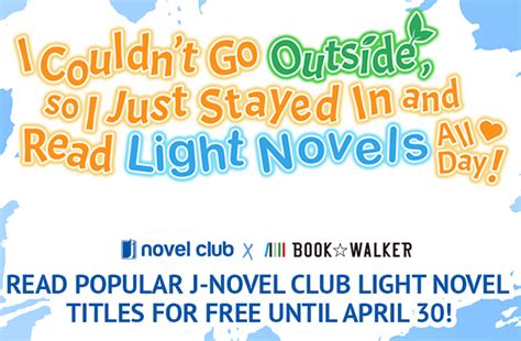 Read Popular J-Novel Club Light Novel Titles For Free Until April 30 – MyWaifuList News