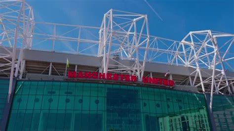 The football stadium of Manchester Unite... | Stock Video | Pond5