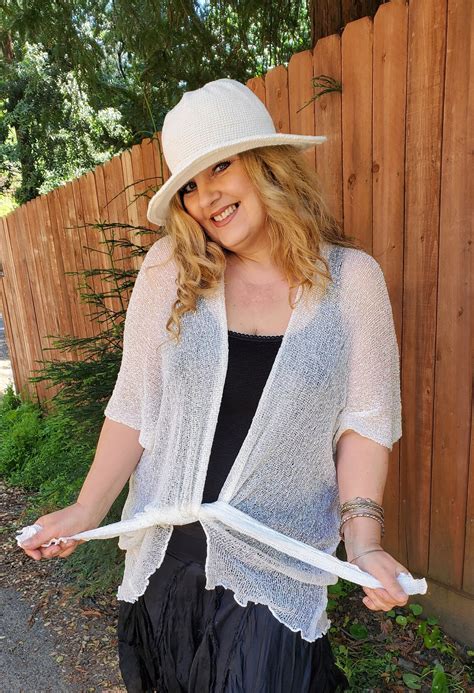 Bali Knit Lightweight Springsummerfall Duster One Size Fits Etsy