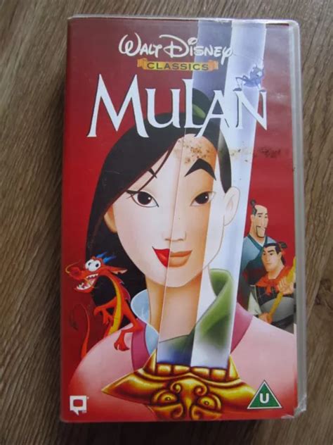 MULAN WALT DISNEY Classics Video Cassette VHS PAL 4 99 PicClick UK