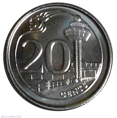 20 Cents 2013, Republic (2011-2020) - Singapore - Coin - 29616