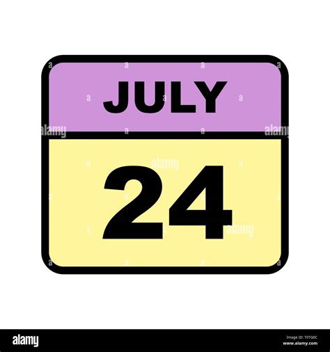 July 24th Cut Out Stock Images & Pictures - Alamy