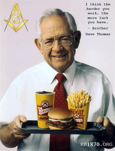 Dave Thomas (1932 - 2002), Founder of Wendy's : r/freemasonry