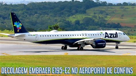 Azul Linhas A Reas Decolagem Embraer E E Ps Ael No Aeroporto De