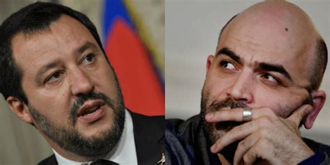 Salvini Ha Querelato Saviano Ecco Cosa Rischia Lo Scrittore