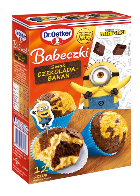 Dr Oetker Minionki Babeczki Smak Czekolada Banan G