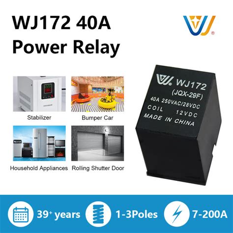 Wj Jqx F C Ng Su T Cao Relay V A Dc V Pin Relay M Y