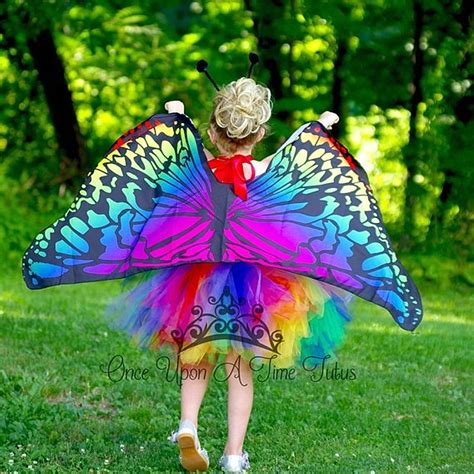 Bright Rainbow Butterfly Baby Girl Tutu Dress Tween Little Kids Girls ...