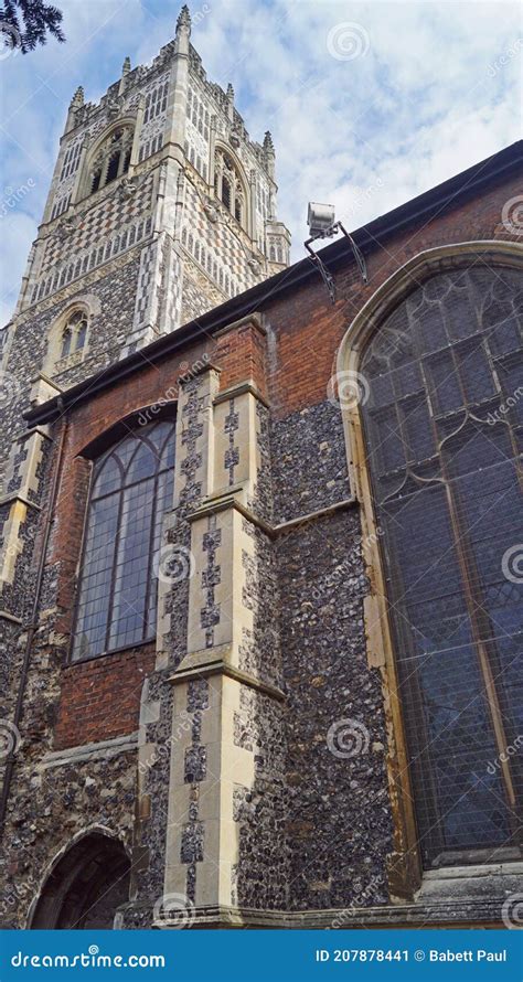 St Mary Le Tower Church Of Ipswich Stock Image Image Of Building