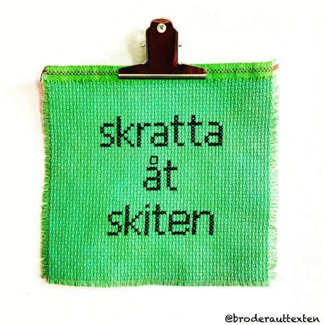 Broderauttexten On Instagram Generellt Bra Tips Till Mig Sj Lv Det