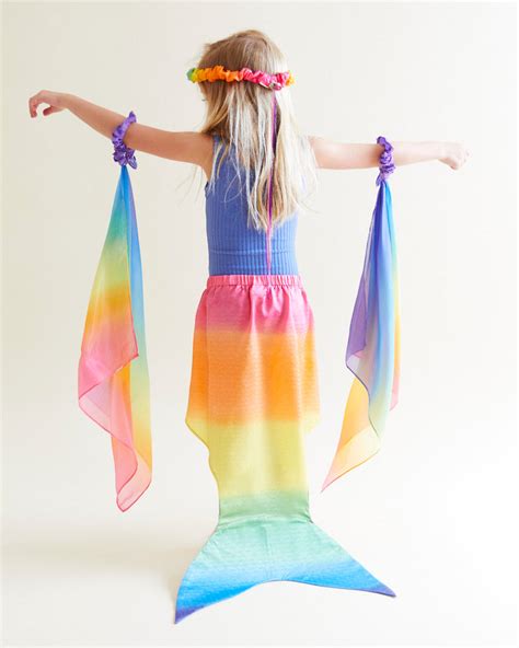 Large Rainbow Mermaid Tail – Flying Pig Toys