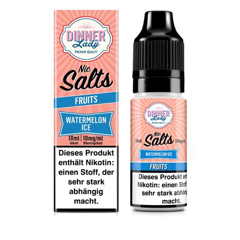 Watermelon Ice Salt Nic 10mg Dinner Lady Liquids Online Kaufen