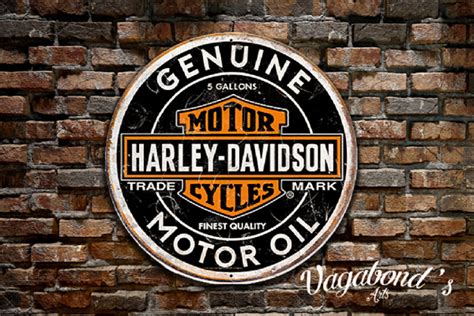 Original Vintage Harley Davidson Signs — Authentic And Collectible By