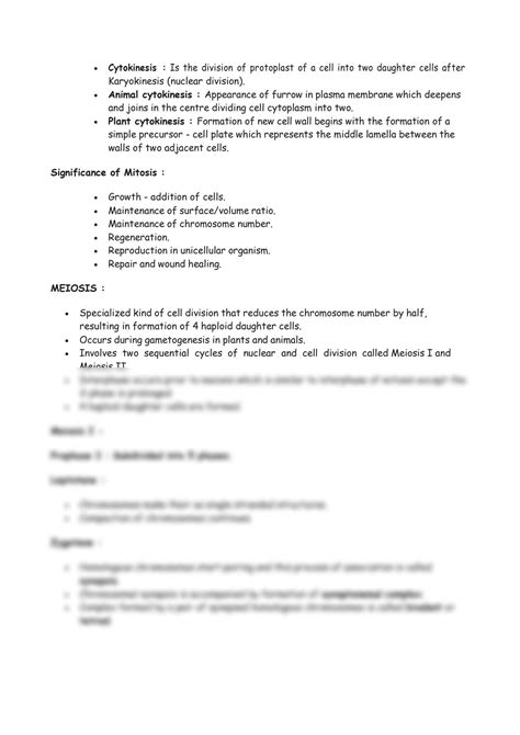 Solution 6 Cell Cycle And Cell Division Xi Botany Chapter 6 Studypool