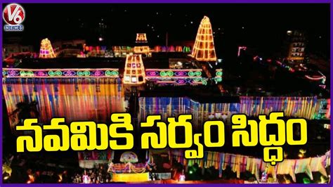 All Arrangements Set For Sri Rama Navami In Bhadrachalam Temple V6