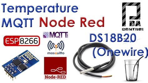 Tutorial ESP8266 DS18B20 Temperatura Node RED MQTT Mosquitto IoT