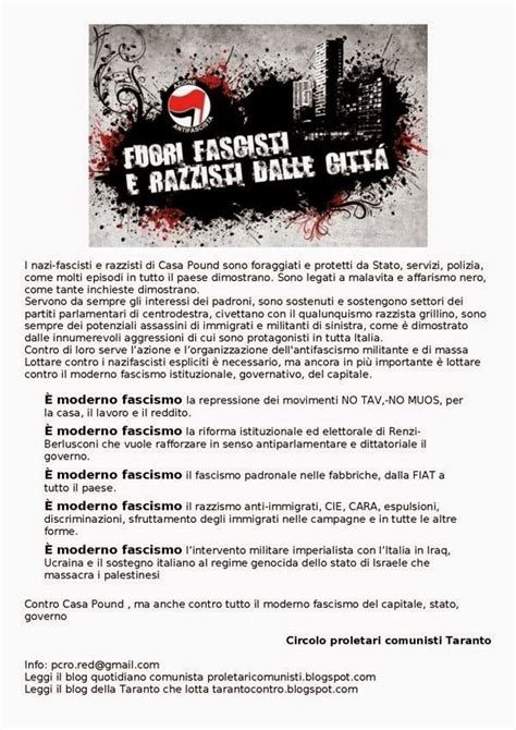 Proletari Comunisti Pc Gennaio Da Monza A Bologna Si Apre La