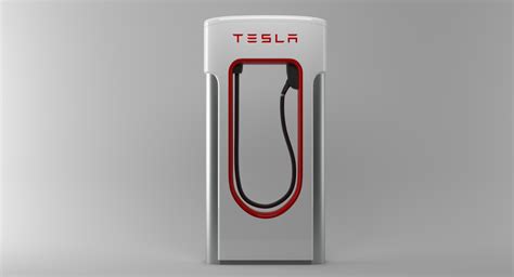 3d tesla charger model