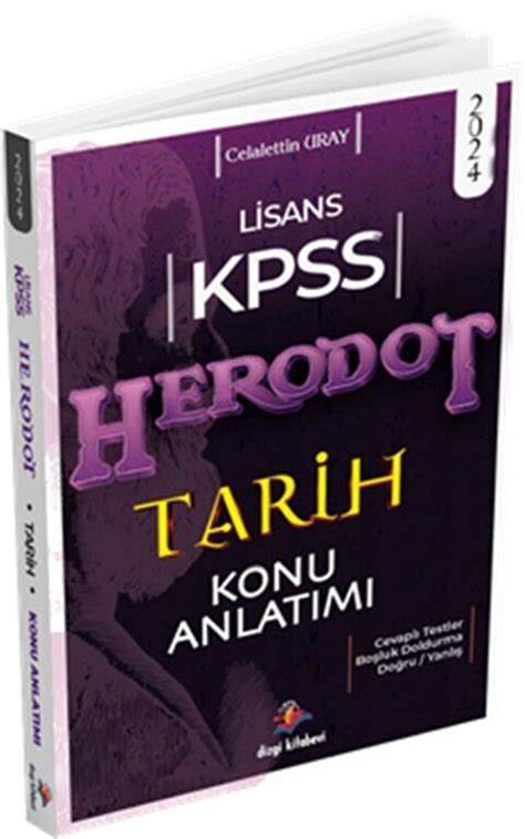 Dizgi Kitap KPSS Tarih Lisans HERODOT Konu Anlatımı Kitapİşler İşler