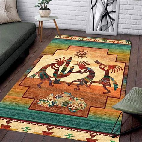 Amazon ENCYCOM Southwest Native American Kokopelli Rug Native