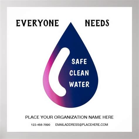 Clean Water Posters & Photo Prints | Zazzle NZ