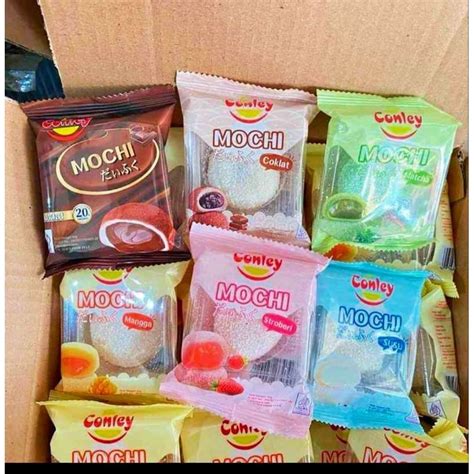 Jual Conley Mochi Gram Jepang Rasa Coklat Mangga Strawberry Cemilan