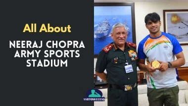 All About Neeraj Chopra Army Sports Stadium - SSBToSuccess