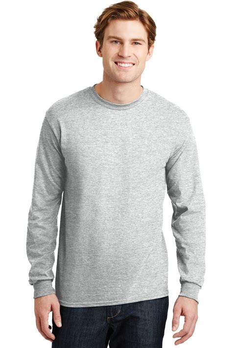 Gildan Dryblend 50 Cotton 50 Poly Long Sleeve T Shirt 8400