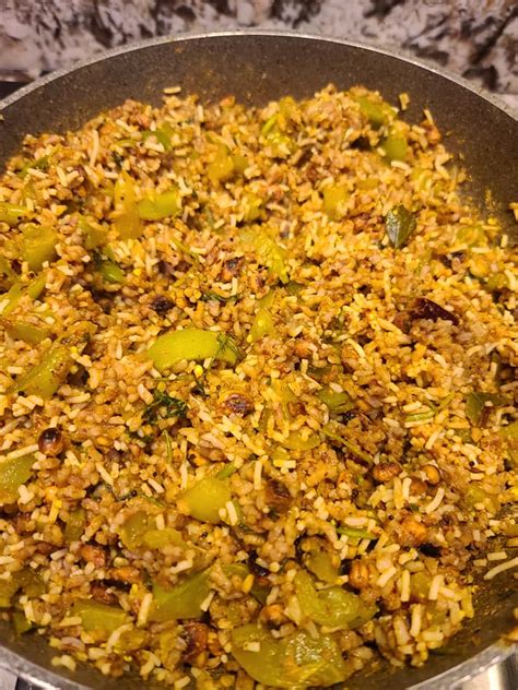 Oil Free Greenraw Tomato Puliyogare Tamrind Rice Plantbaseddesi