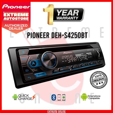 Pioneer Deh S Bt Cd And Digital Media Receiver With Dual Bluetooth