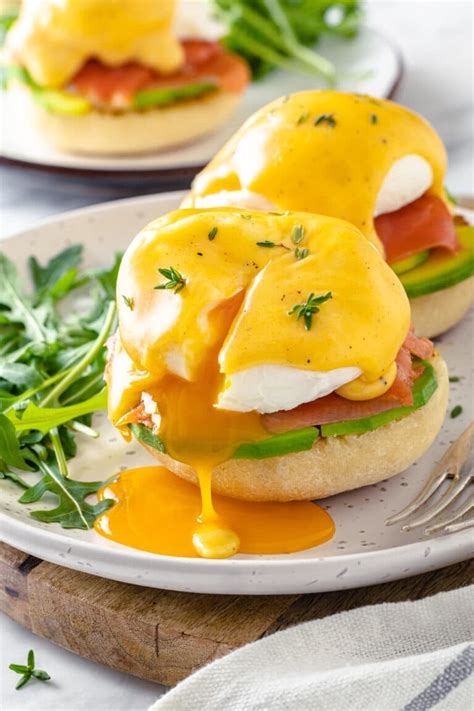 Smoked Salmon Eggs Benedict - All We Eat