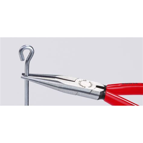 Pince à becs longs demi ronds 160mm Gainage PVC Tête polie Sur