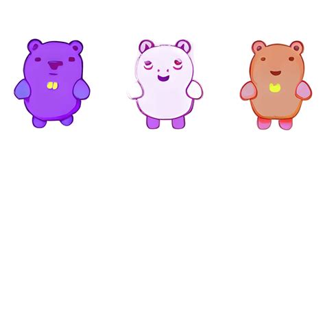 Kawaii Jelly Bears Digital Graphic Creative Fabrica