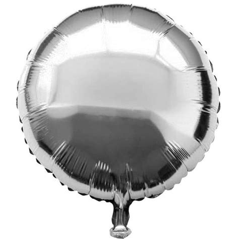 Folie Ballon Rond Zilver Metallic Ballonnen En Versieringen Tuf Tuf