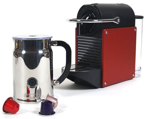 Buy Nespresso D Pixie Dark Red Espresso Machine With Aeroccino Plus