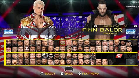 Cody Rhodes Vs Finn Balor Match Gameplay Wwe Raw Highlights Wwe K