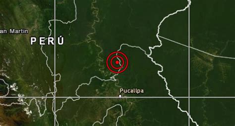 Loreto Sismo De Magnitud 50 Se Reportó En La Provincia De Ucayali Señaló El Igp Nndc Peru