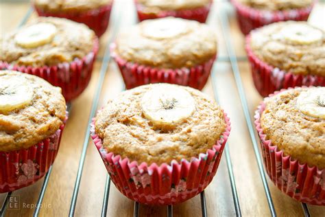 Bananenbrot Muffins Vegan Rezept Elle Republic Einfach Gesund