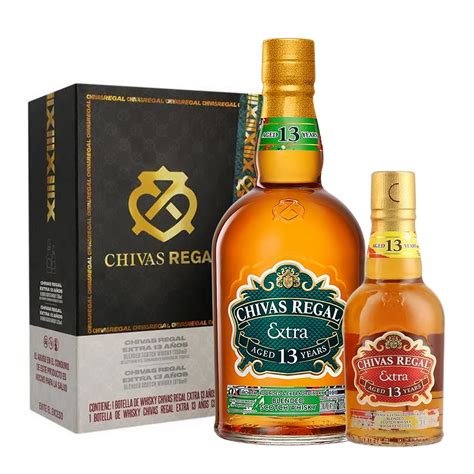 Whisky Chivas Regal 13 Años Extra Tequila 750 ml Extra Sherry 375ml