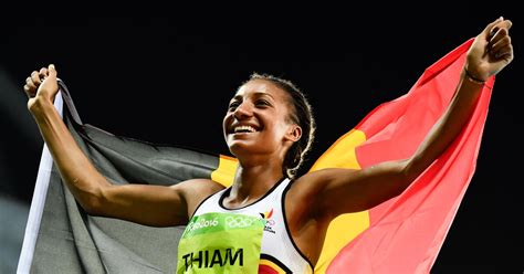 Les Plus Grands Sportifs Belges Nafi Thiam D Croche Lor Olympique