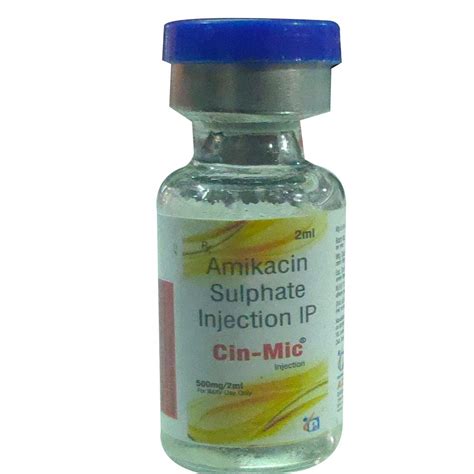 Cin Mic Amikacin Sulphate Injection Ip At Rs Box Amikacin