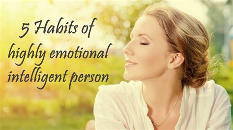 5 Habits Of Highly Emotional Intelligent Person Psychfacts Youtube