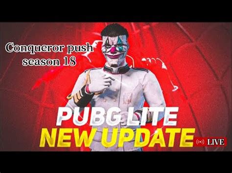 New Season Conqueror Push Pubg Mobile Lite Live Steam Pubg Lite