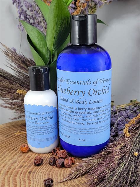 Blueberry Orchid Hand And Body Lotion — Lavender Essentials Of Vermont